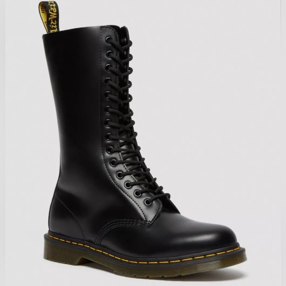 Dr Marten 1914 Smooth Leather Tall Lace Up Boots*NEW*